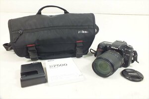 □ 1円スタート □ Nikon ニコン D7500 デジタル一眼レフ AF-S DX NIKKOR 18-140mm 3.5-5.6G ED VR 中古 現状品 241106B5515A