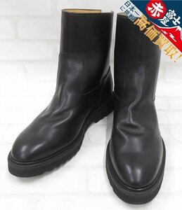 3S0716/未使用品 AURALEE LEATHER BOOTS A23AS01QD-M オーラリー レザーブーツ