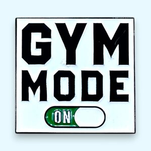 GYM MODE ピン ピンバッジ バッジ ポスト投函