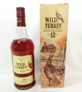 1000円スタート 酒 BOURBON WHISKEY WILD TURKEY 12年 LIMITED EDITION ビヨンド デュプリケーション 750ml 50.5％ 未開栓 箱付 ODK 酒U533