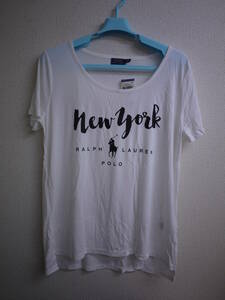 NY/新/即☆POLO Ralph Lauren/ラルフローレン☆ [New York]半袖Tシャツ レディースMサイズ 