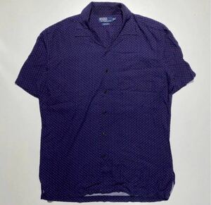 【M】POLO Ralph Lauren Dot Rayon S/S Shirt ポロ ラルフローレン ドット レーヨン 半袖シャツ シャツ (HS-RL-IM-3853) Y594