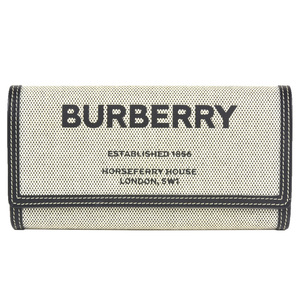 バーバリー BURBERRY ホースフェリー プリント 長財布 キャンバス 8044349