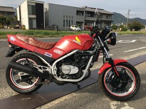 ホンダ VT250FE MC08 低走行4722km 実動 書類付き 吹け上がり良好 タイヤバリ山 NK仕様 レストア カスタムベースにも