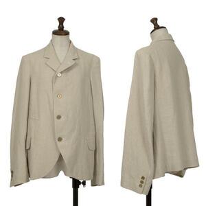 コムコム コムデギャルソンCOMME des GARCONS メタルボタンテーラードジャケット ベージュM位