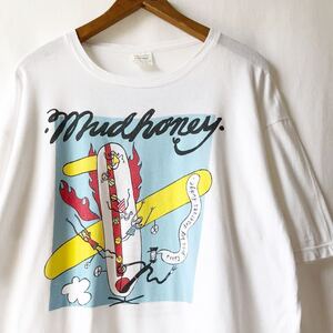 91年 MUDHONEY 良い子にファッジ ユーロツアーTシャツ XL ビンテージ 90s 90年代 マッドハニー グランジ バンド オリジナル ヴィンテージ