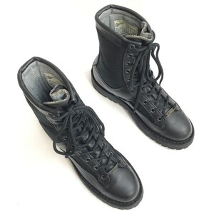 USA製☆DANNER/UNIS ACADIA☆GORE-TEX/タクティカルブーツ【24.5/レディース&メンズ/black/黒】21210/Leather/Boots/shoes◇cWB104-04