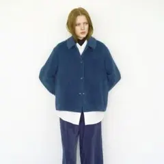 17AW AURALEE Baby Alpaca Blouson 1 美品