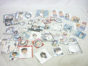 【同梱可】中古品 アニメ テニスの王子様 氷帝 芥川慈郎 忍足侑士 跡部景吾 他 缶バッジ 色紙 等 グッズセット