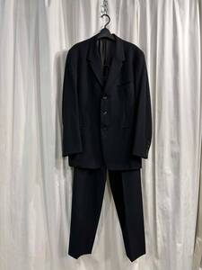 2009SS yohji yamamoto pour homme 3釦セットアップスーツ（HV-J44-100）