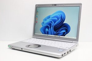 1円スタート ノートパソコン Windows11 WPS office搭載 Panasonic レッツノート CF-SV7 第8世代 Core i5 SSD256GB メモリ8GB カメラ