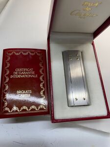 カルティエ・ガスライター・点火確認・綺麗な中古品 喫煙具