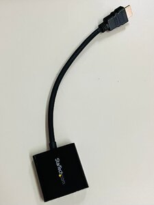 YXS130★中古品★StarTech.com HD to VGA 変換アダプターコンバーター HD2VGAE2 HDMIケーブル PCパソコン映像周辺機器