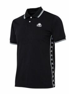 送料無料◆新品◆カッパ Kappa ITALIA ストレッチ 半袖ポロシャツ◆(O)◆KGA12SS32-BK◆Kappa GOLF BANDA