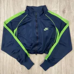 NIKE 90s USA製 トラックジャケット クロップド丈 古着 Mサイズ