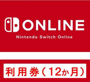 Nintendo Switch Online利用券(個人プラン12か月)|オンラインコード版　B