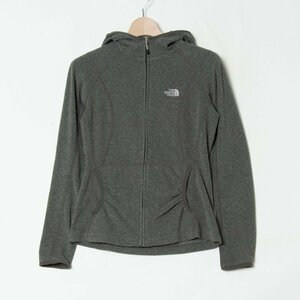 THE NORTH FACE ノースフェイス 裏フリースニットパーカー フーディー 前ファスナー カジュアル スポーツ アウトドア 秋冬 灰色 S