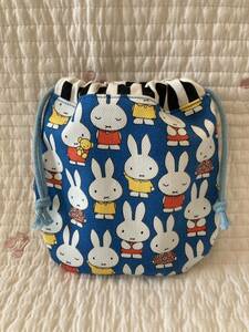 ミッフィー　うさぎ　ミニ巾着袋　ハンドメイド