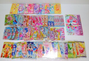 ☆「プリキュア シリーズ キラキラカードグミ カードウエハース キラキラトレーディングコレクション 他」トレーディングカード 71枚まとめ