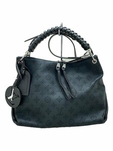 LOUIS VUITTON◆ボーヴル・ホーボー_マヒナ_BLK/レザー/M56073//