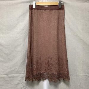 ESCADA 36 エスカーダ スカート ひざ丈スカート Skirt Medium Skirt 桃 / ピンク / X 金 / ゴールド / 10031106