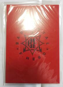 新品未開封 F.HERO x BABYMETAL コラボスクラッチ F賞 ポストカード RED（3枚セット） ベビーメタル ベビメタ タイ人ラッパー