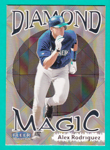 Alex Rodriguez 1999 Fleer Tradition Diamond Magic 12