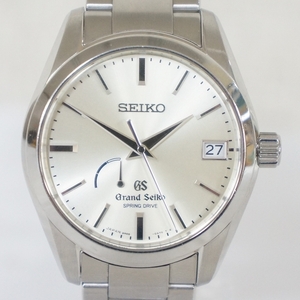 稼働品 Grand Seiko グランドセイコー GS スプリングドライブ 9R65-0BH0 デイト メンズ 自動巻き 腕時計 修理歴有 5301246041