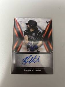 2022 Topps　COLORADO　ROCKIES RYAN　VILADE　ロッキーズ　直筆サイン