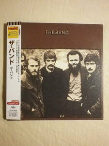 紙ジャケ仕様 『The Band/The Band(1969)』(リマスター音源,1998年発売,TOCP-50838,国内盤帯付,歌詞付,Rag Mama Rag,Cripple Creek)