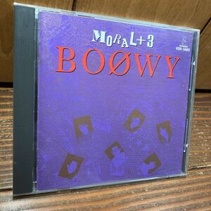 【VDR-1483 1988年盤 定価3,200円】 BOOWY Moral +3 モラル