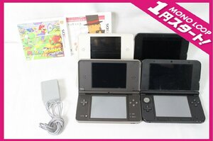 【6yP05063E】★1円スタート★Nintendo★ニンテンドウ★任天堂★DSi LL★3DS LL★本体★ソフト★6点まとめ★動作確認済み★ゲーム★現状品