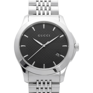 グッチ GUCCI Gタイムレス YA126402 ブラック文字盤 新品 腕時計 メンズ