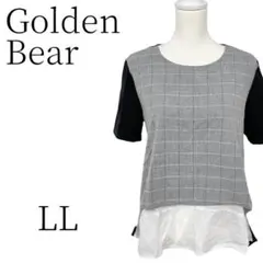 Golden Bear ゴールデンベア バイカラー カットソー カジュアル LL