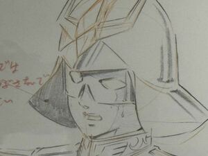 機動戦士ガンダム　原画 セル画 Genga シャアアズナブル　手書き(撮影使用)とおまけ(印刷)2枚セット