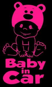 全16色!Baby in car sticker Original/ベイビー イン カー ステッカー オリジナル/サイン/Car/車用/シール/デカール/BIC-O-1/シクラメン