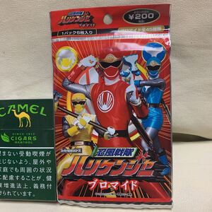 ハリケンジャー［2002年・当事物］忍風戦隊ハリケンジャーブロマイド］《1パック6枚入》未開封コレクション保管品・現状現品同等品渡し