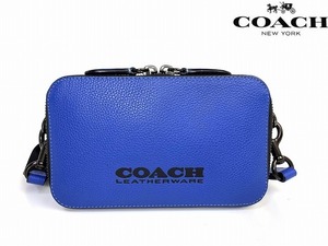 極美品★送料無料★ コーチ メンズ COACH レザー チャーター スリム クロスボディ ショルダーバッグ 斜め掛け