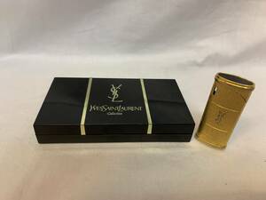 ▼ YVES SAINT LAURENT イブ サンローラン ガス ライター YSL ゴールド カラー ロゴ 喫煙 グッズ アクセサリー