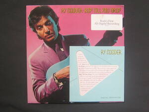 [即決][ブックレット付][米プロモ盤]■Ry Cooder - Bop Till You Drop (BSK 3358)■ライ・クーダー■[US PROMO][A1/A1][両面SLM刻印]