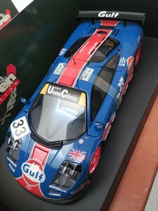 ☆稀少品！バンド未開封！ UTモデル PMA1/18 マクラーレン F1 GTR #33 GULF TEAM ショートテイル LE MAN 1996 ☆