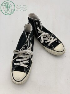 BA0704455　▼ CONVERSE コンバース スニーカー 1CK561 ハイカットスニーカー ブラック 24.0cm レディース ファッション 中古品