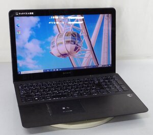 OS有 AC無 15.5インチ VAIO SVF15A18CJB/Core i7-3537U/メモリ8GB/SSD120GB/Windows10 SONY ソニー ノート PC パソコン R010716