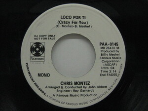 CHRIS MONTEZ-Loco Por Ti (Clazy For You) (US Promo )