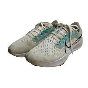 D164 NIKE ナイキ レディース スニーカー US8 25cm ホワイト 水色 メッシュ