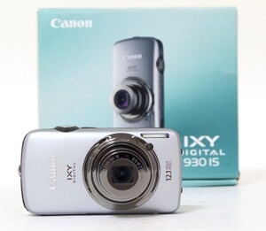 ◆ Canon コンパクトデジタルカメラ IXY イクシー DIGITAL 930 IS PC1437 シルバー ◆NHC09547