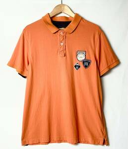 人気サイズ XL 良好 正規品 Timberland ティンバーランド ワッペン ポロシャツ 半袖 オレンジ