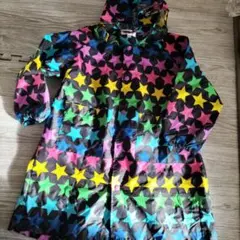 120☆　美品　 Zazzy Zaps レインコート　カラフル　ナイロンカッパ