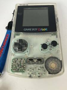 1円スタート Nintendo ゲームボーイカラー 本体 GAMEBOY COLOR 任天堂 ニンテンドー クリア GBC CGB-001 通電確認済み