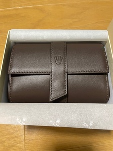 ROLEX ロレックス 新品未使用 超希少 watchcase 時計ケースノベルティ 2本収納 正真正銘正規店配布 非売品　時計収納（色はブラウン） 